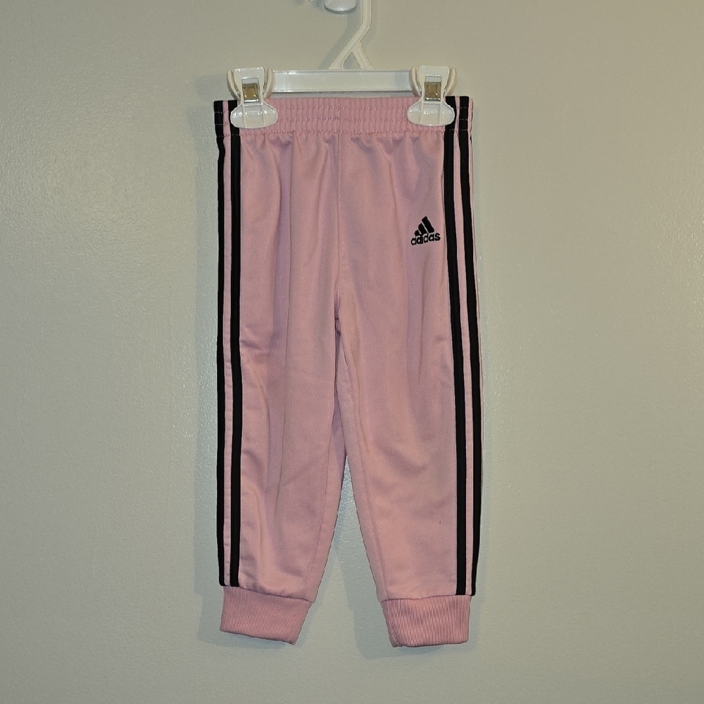 Adidas Kids Pink Set with Black Accents LOT-R1 - Picture 6 of 9